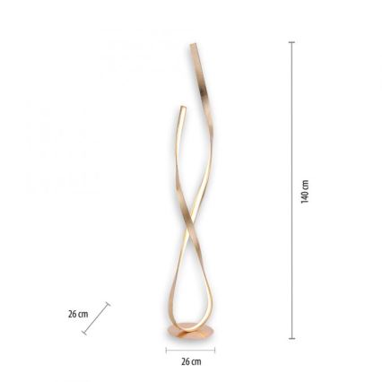 Paul Neuhaus 720-12 - LED Dimbar Golvlampa LINDA LED/27W/230V guld