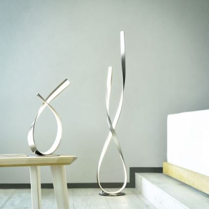 Paul Neuhaus 720-55 - LED Dimbar golvlampa LINDA LED/27W/230V skinande krom