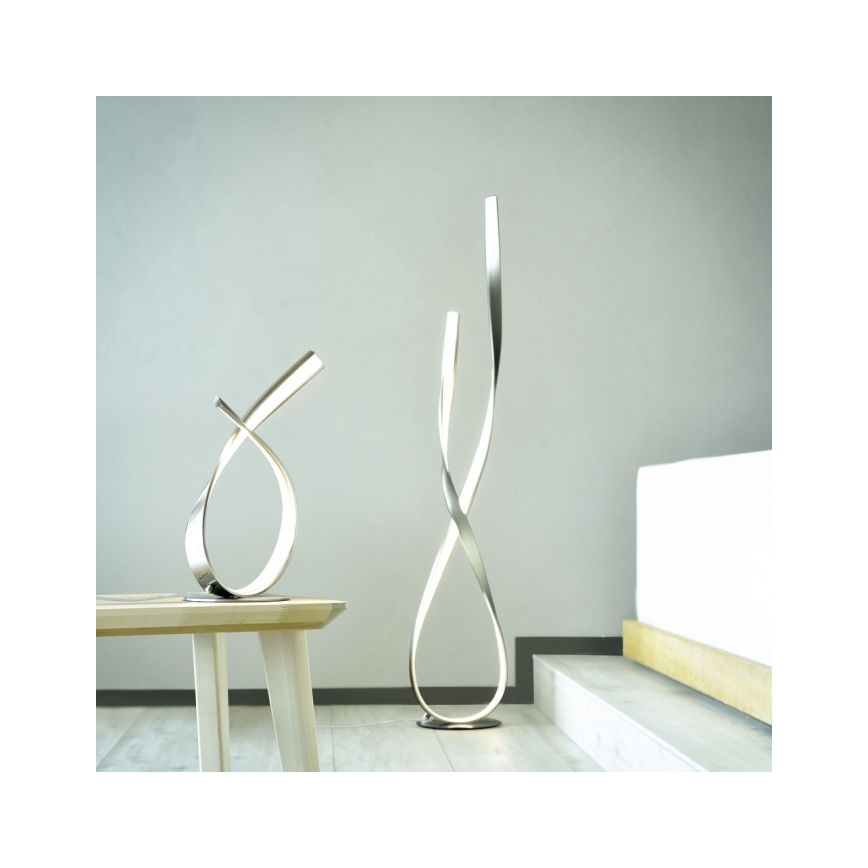 Paul Neuhaus 720-55 - LED Dimbar golvlampa LINDA LED/27W/230V skinande krom