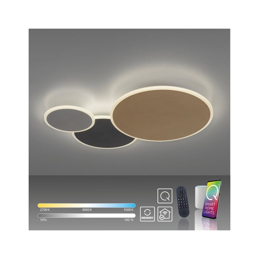 Paul Neuhaus 8007-70 - LED dimbar taklampa Q-PIATO LED/35W/230V 2700-5000K Wi-Fi + fjärrkontroll
