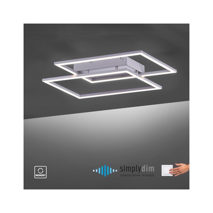 Paul Neuhaus 8192-55 - Dimbar LED-lampakrona INIGO 2xLED/12W/230V