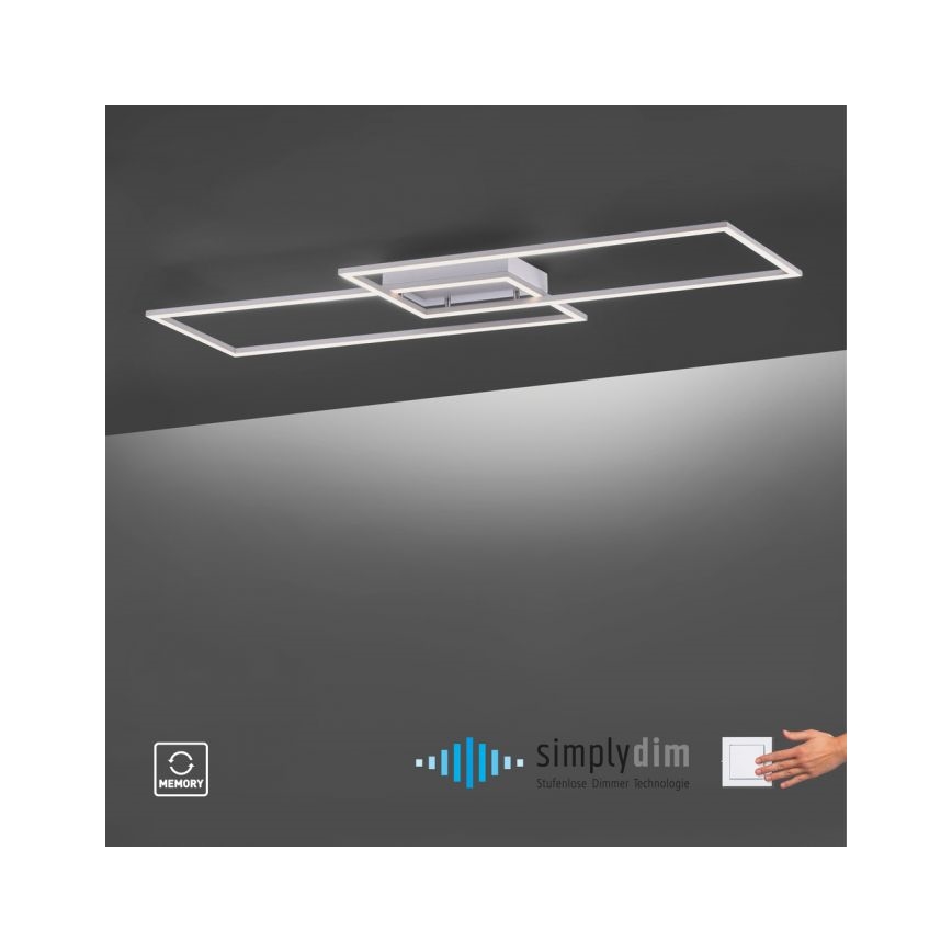 Paul Neuhaus 8194-55 - Dimbar LED-lampakrona INIGO 2xLED/20W/230V