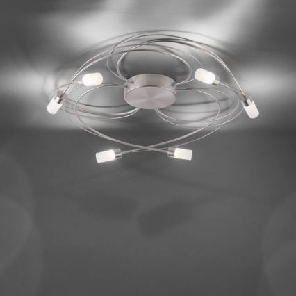 Paul Neuhaus 8250-55 - LED ljusreglerad fastsatt Ljuskrona  NELIA 6xLED/3W/230V