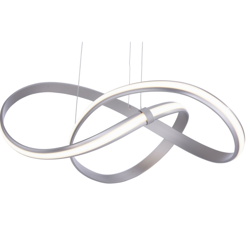 Paul Neuhaus 8291-55 - LED ljusreglerad ljuskrona på textilsladd MELINDA LED/30W/230V