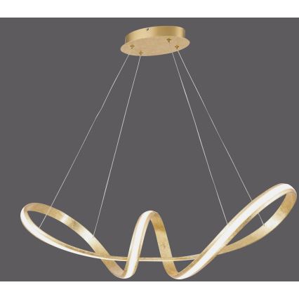 Paul Neuhaus 8292-12 - LED ljusreglerad ljuskrona på textilsladd MELINDA LED/38W/230V