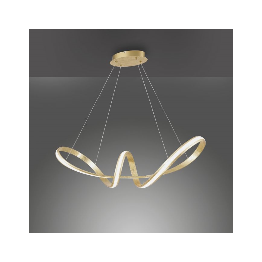 Paul Neuhaus 8292-12 - LED ljusreglerad ljuskrona på textilsladd MELINDA LED/38W/230V