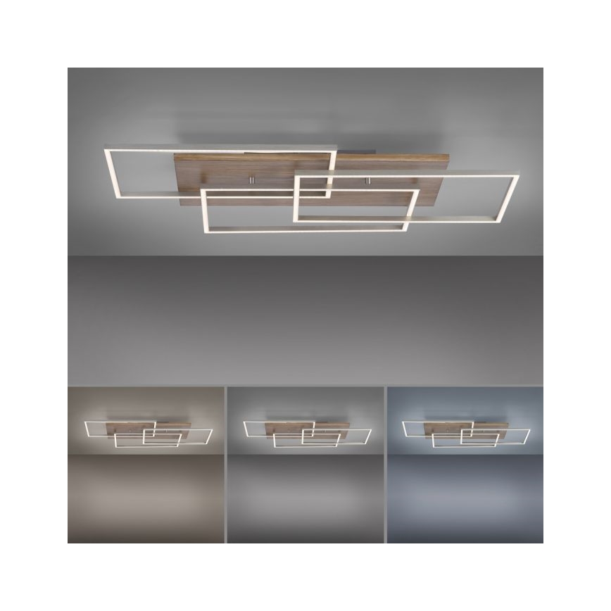 Paul Neuhaus 8330-79 - Dimbar LED ytmonterad ljuskrona PALMA 3xLED/12W/230V tall + fjärrkontroll