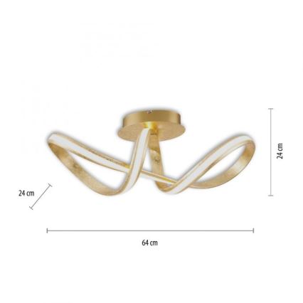 Paul Neuhaus 8331-12 - Dimbar LED ytmonterad ljuskrona MELINDA LED/30W/230V