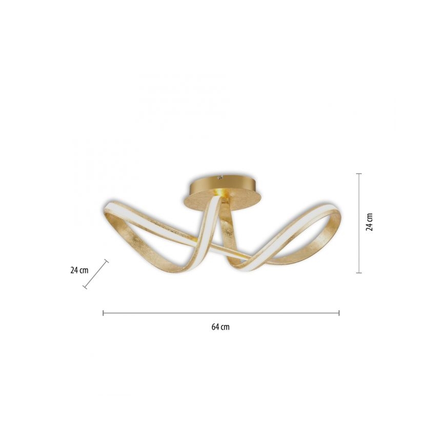 Paul Neuhaus 8331-12 - Dimbar LED ytmonterad ljuskrona MELINDA LED/30W/230V