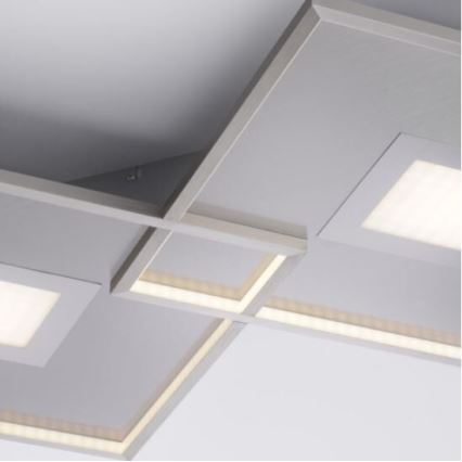 Paul Neuhaus 8378-55 - LED Dimbar taklampa AMARA LED/45W/230V skinande krom + fjärrkontroll