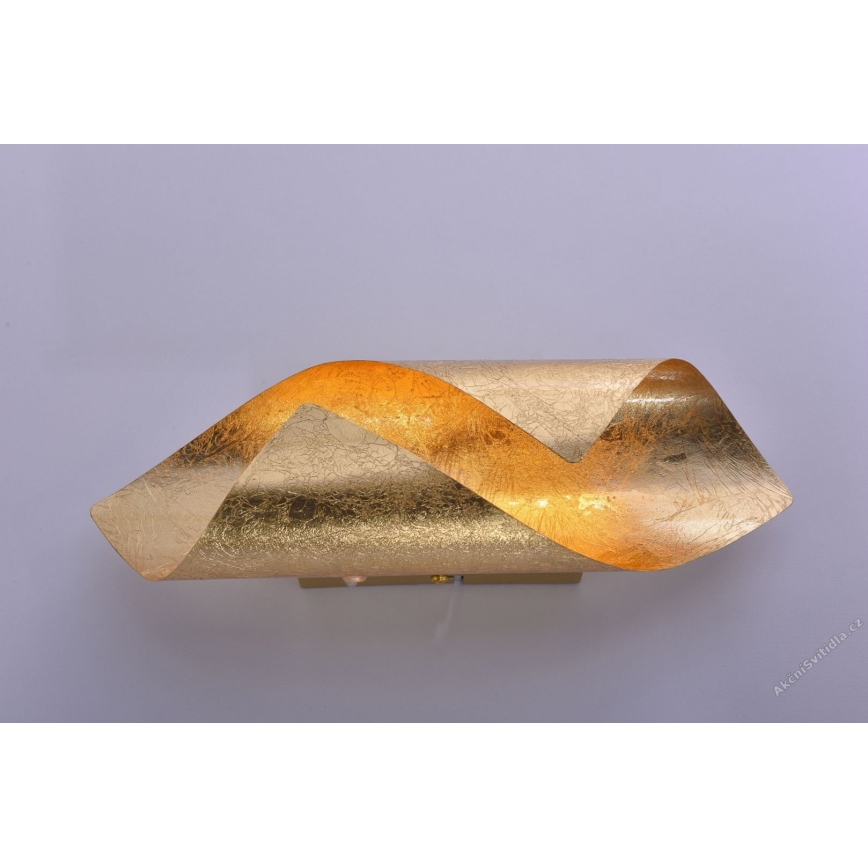 Paul Neuhaus 9030-12 - LED vägglampa  NEVIS LED/6W/230V gyllene