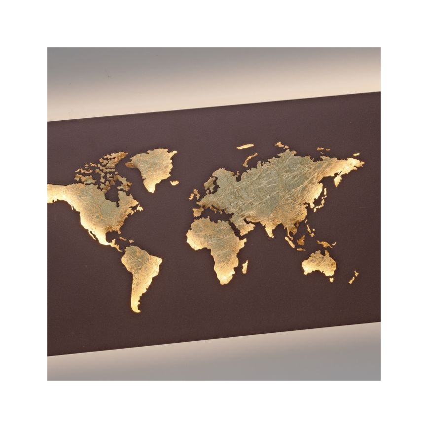 Paul Neuhaus 9056-48 - LED Dekorativ vägglampa MAP LED/25W/230V 3000K