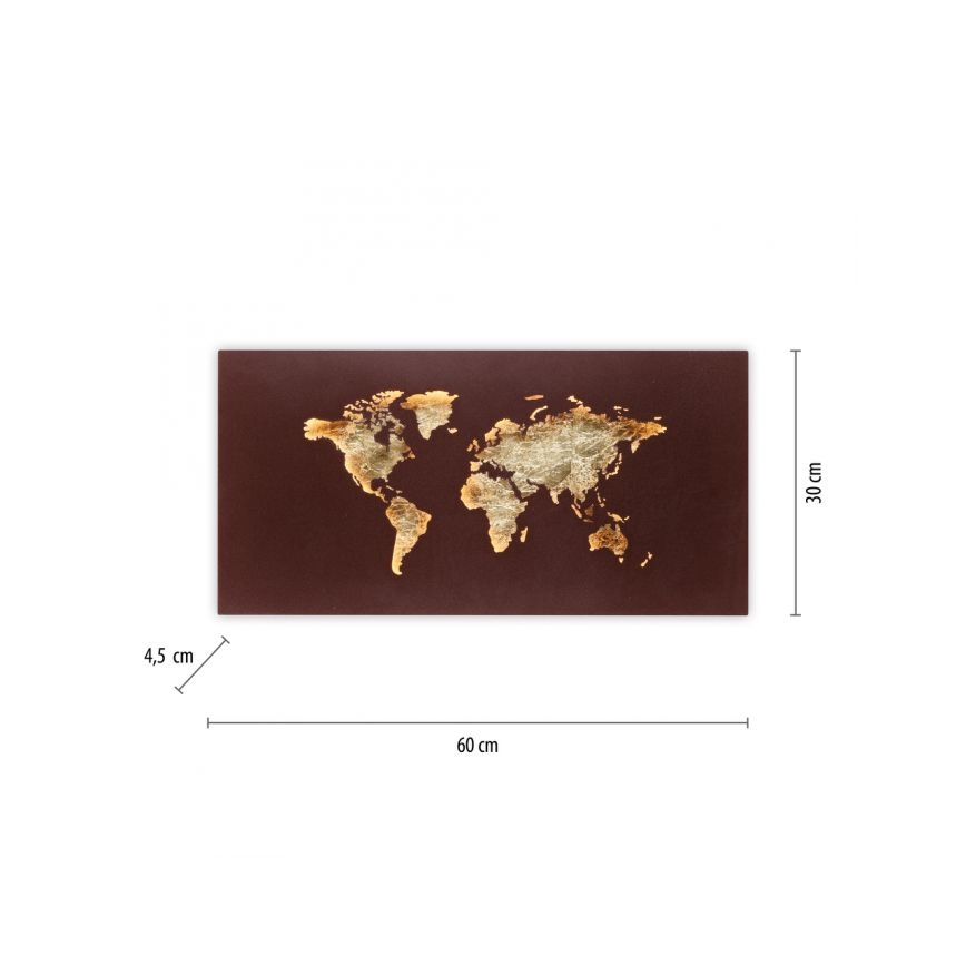 Paul Neuhaus 9056-48 - LED Dekorativ vägglampa MAP LED/25W/230V 3000K
