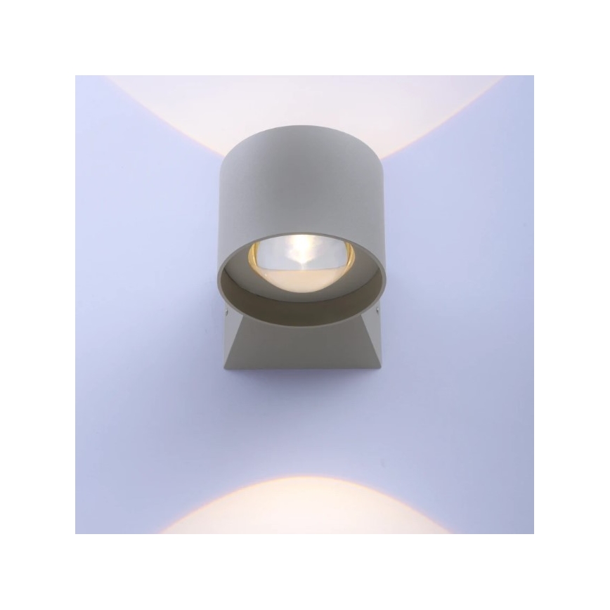 Paul Neuhaus 9441-21 - Utomhus LED vägglampa  TIMO 2xLED/2W/230V IP54