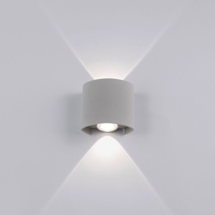 Paul Neuhaus 9486-21 - Utomhus LED vägglampa  CARLO 2xLED/1,7W/230V IP54
