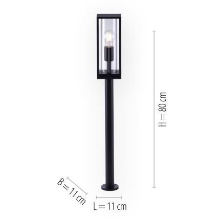 Paul Neuhaus 9497-13 - Utomhusbelysning  EMIL 1xE27/60W/230V IP44