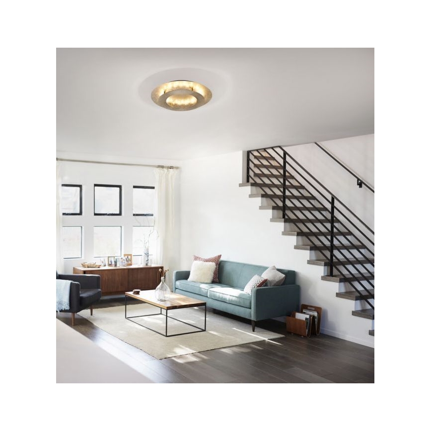 Paul Neuhaus 9620-12 - LED taklampa NEVIS LED/18W/230V gyllene 