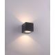 Paul Neuhaus 9698-13 - Utomhus LED vägglampa  ORANGE 2xLED/5,4W/230V IP65