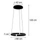 Paul Neuhaus - Dimbar LED-lampakrona med snöre och sensor ARINA LED/27W/230V