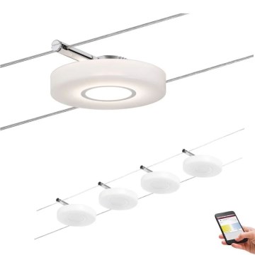 Paulmann 50109 - KIT 4xLED/4,4W Ljusreglerad ljuskrona på snöre SMART DISC 230V