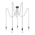Paulmann 50389 - Ljuskrona med textilsladd NEORDIC 5xE27/20W/230V spindel