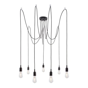 Paulmann 50390 - Ljuskrona med textilsladd NEORDIC 7xE27/20W/230V spindel