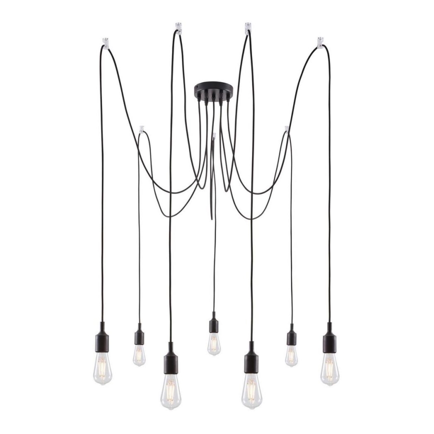 Paulmann 50390 - Ljuskrona med textilsladd NEORDIC 7xE27/20W/230V spindel