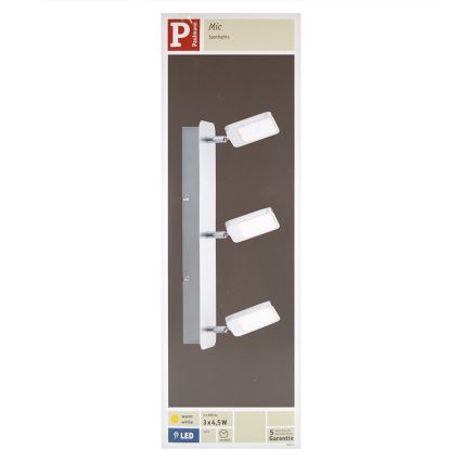 Paulmann 66644 - 3xLED/4,5W Spotlight MIC 230V