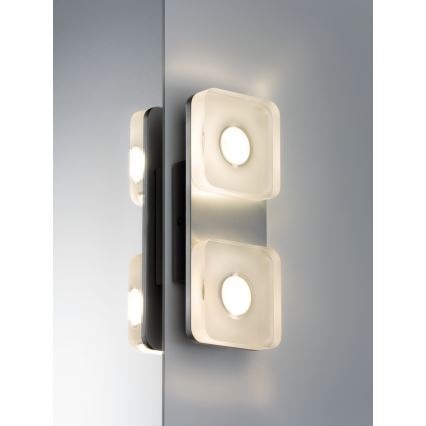 Paulmann 70473 - LED/9W IP44 Badrumsvägglampa TUCANA 230V