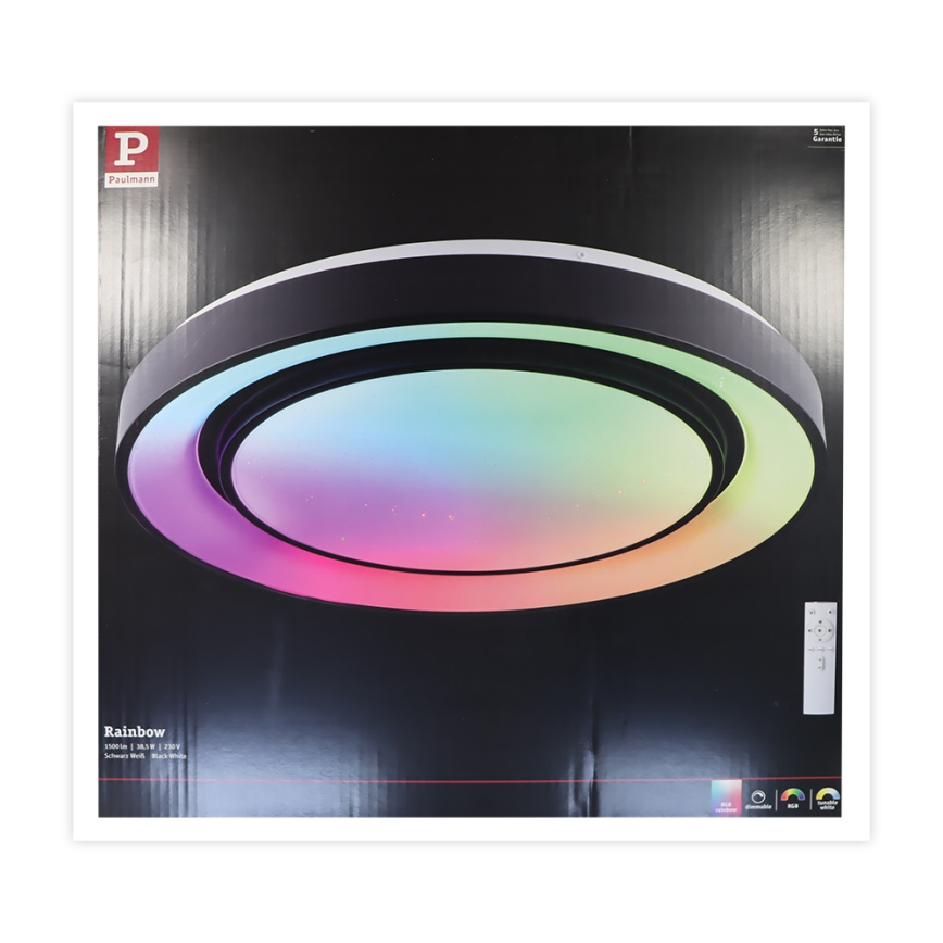Paulmann 70545 - LED RGBW/38,5W Dimbar taklampa RAINBOW 230V 3000-6500K + fjärrkontroll