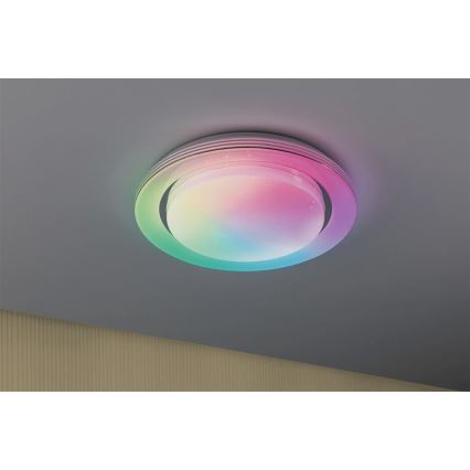 Paulmann 70546 - LED RGBW/22W Dimbar taklampa RAINBOW 230V 3000-6500K + fjärrkontroll