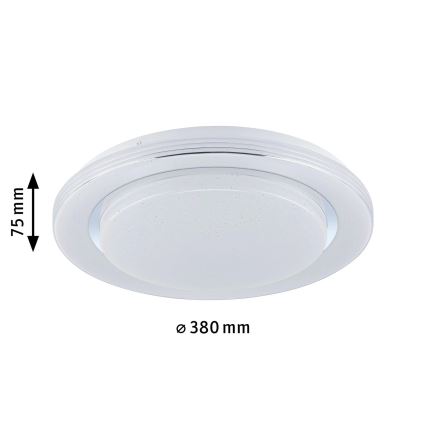 Paulmann 70546 - LED RGBW/22W Dimbar taklampa RAINBOW 230V 3000-6500K + fjärrkontroll
