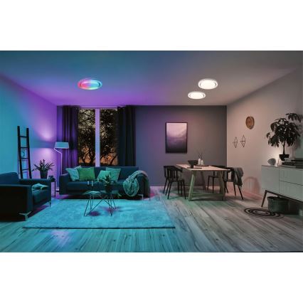Paulmann 70547 - LED RGBW/38,5W Dimbar taklampa RAINBOW 230V 3000-6500K + fjärrkontroll
