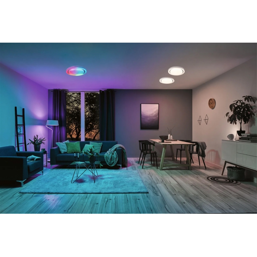 Paulmann 70547 - LED RGBW/38,5W Dimbar taklampa RAINBOW 230V 3000-6500K + fjärrkontroll