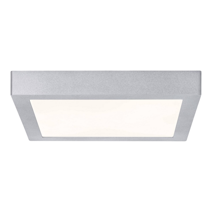 Paulmann 70650 - LED/17W Taklampa LUNAR 230V 30x30 cm matt krom