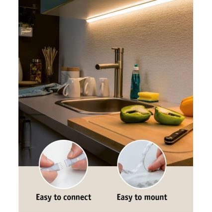 Paulmann 70669 - LED/35W IP44 Dimbar badrumremsa MAXLED 3 m 6500K 230V