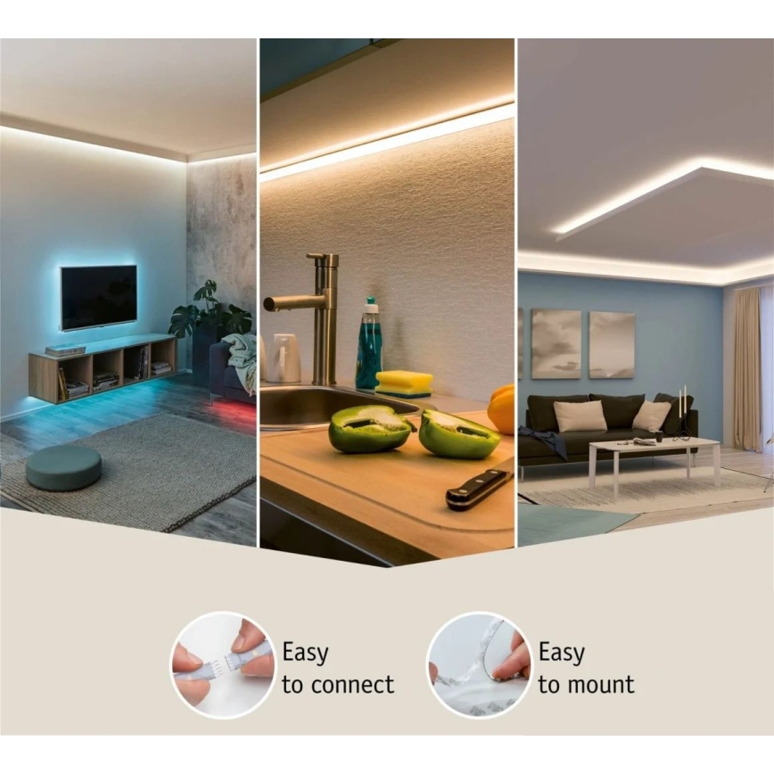 Paulmann 70670 - LED/35W IP44 Dimbar badrumremsa MAXLED 3 m 2700K 230V