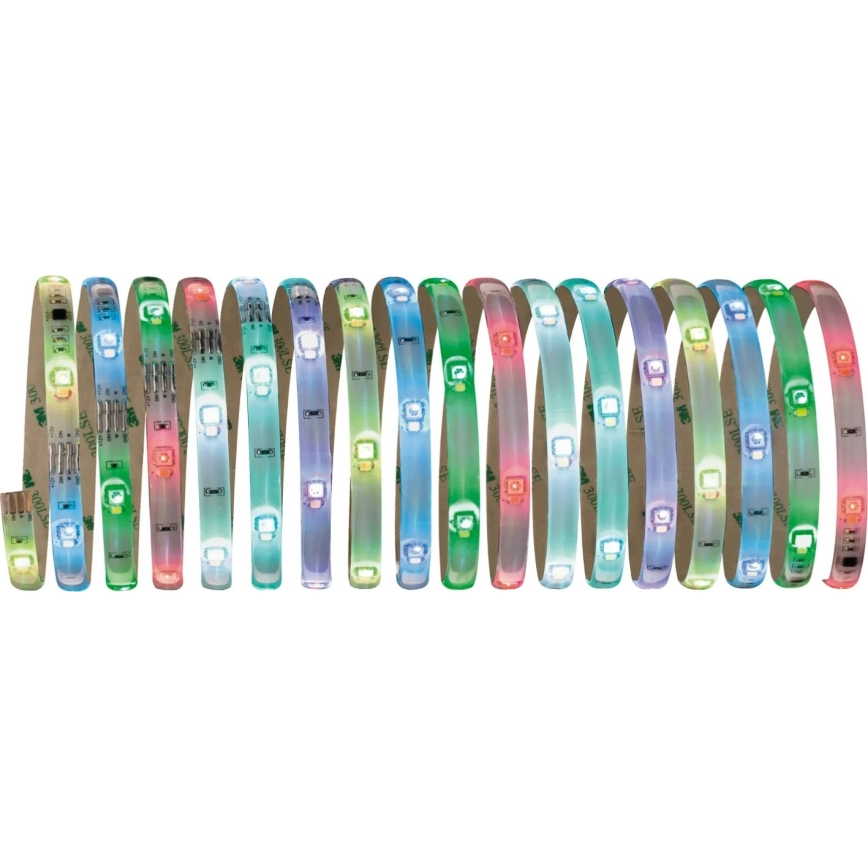 Paulmann 70697 - LED RGBW/10,5W Dimbar LED-remsa DIGITAL 4,8m 230V + fjärrkontroll