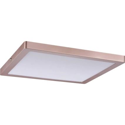 Paulmann 70873 - LED/24W Ljusreglerad panel ATRIA 230V 2700K 30x30 cm Roséguld