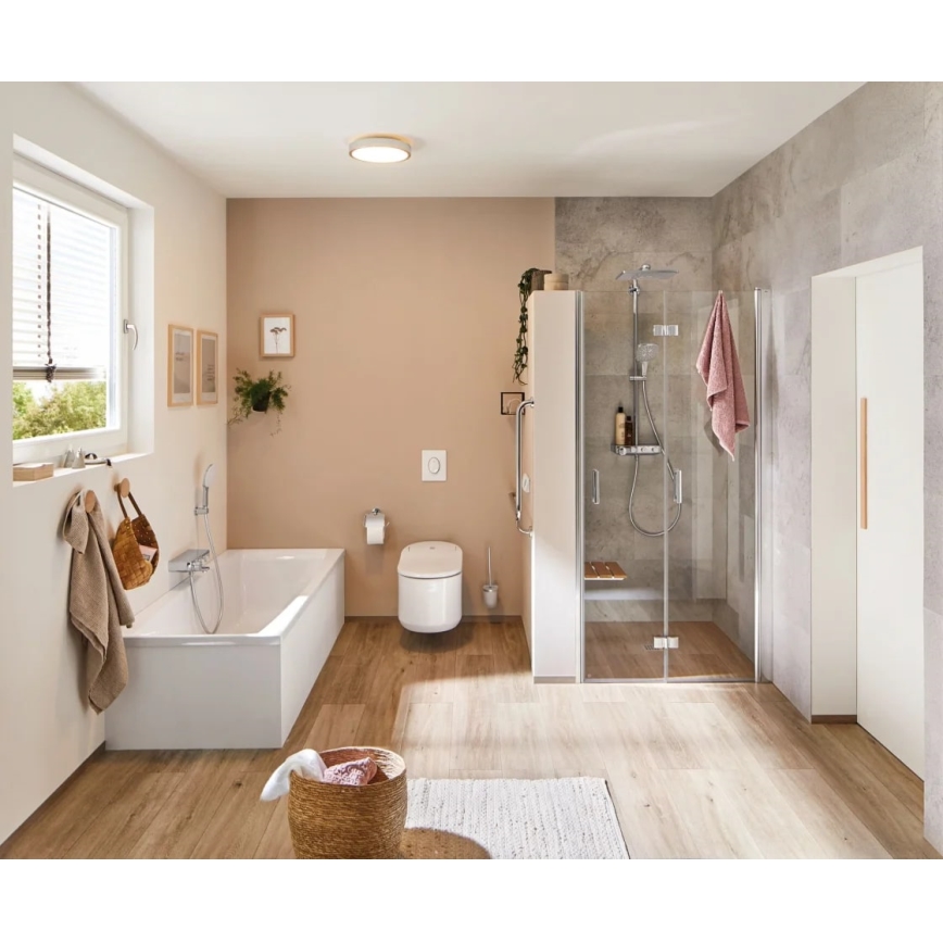 Paulmann 70882-LED/22,5W IP44 Dimbart badrumsplafond AVIAR 230V