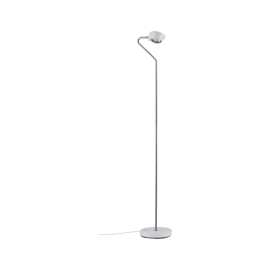 Paulmann 70920 - LED/7,5W Dimbar golvlampa RAMOS 230V vit/blank krom