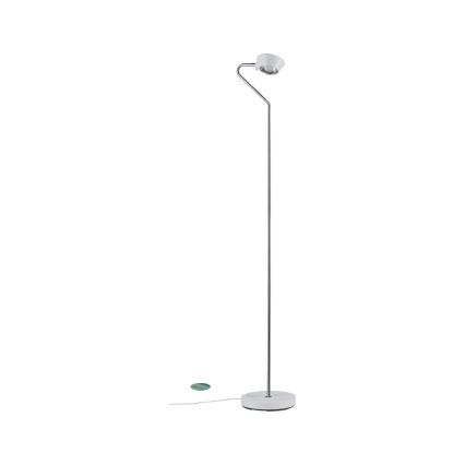 Paulmann 70920 - LED/7,5W Dimbar golvlampa RAMOS 230V vit/blank krom