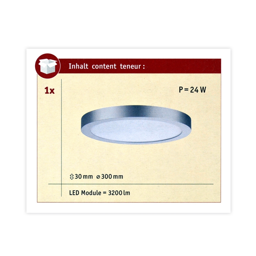 Paulmann 70983 - LED/22W Takbelysning ABIA 230V