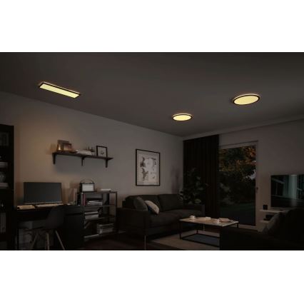 Paulmann 70997 - LED/11,2W Fäst panel ATRIA 230V 3000K diameter 19 cm svart