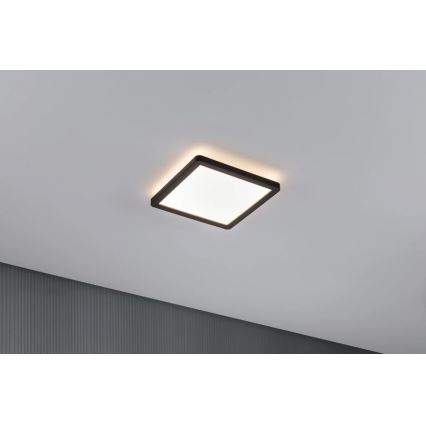 Paulmann 71000 - LED/11,2W Fäst panel ATRIA 230V 3000K 19x19 cm svart