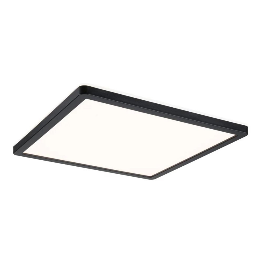 Paulmann 71001 - LED/16W Fäst panel ATRIA 230V 3000K 29,3x29,3 cm svart