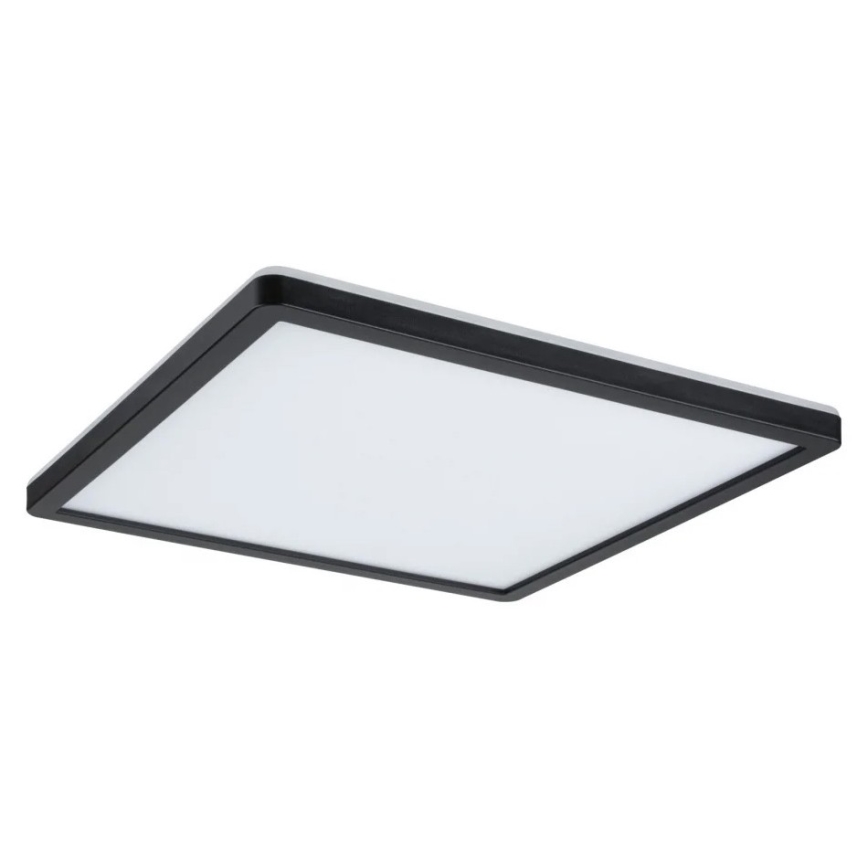Paulmann 71001 - LED/16W Fäst panel ATRIA 230V 3000K 29,3x29,3 cm svart