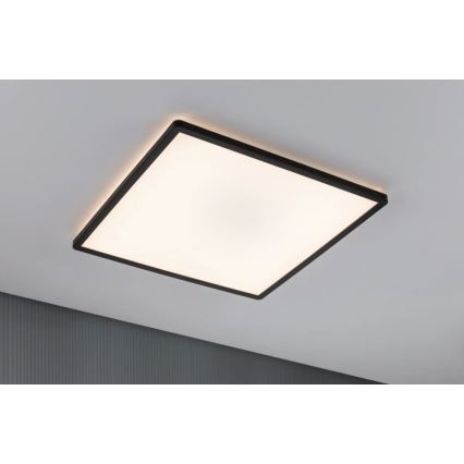 Paulmann 71002 - LED/22W Ljusreglerad panel ATRIA 230V 3000K 42x42 cm svart