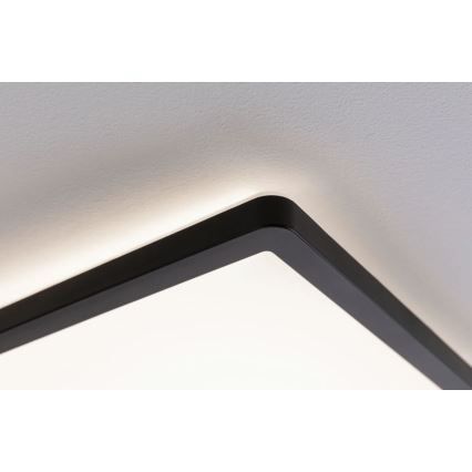 Paulmann 71002 - LED/22W Ljusreglerad panel ATRIA 230V 3000K 42x42 cm svart