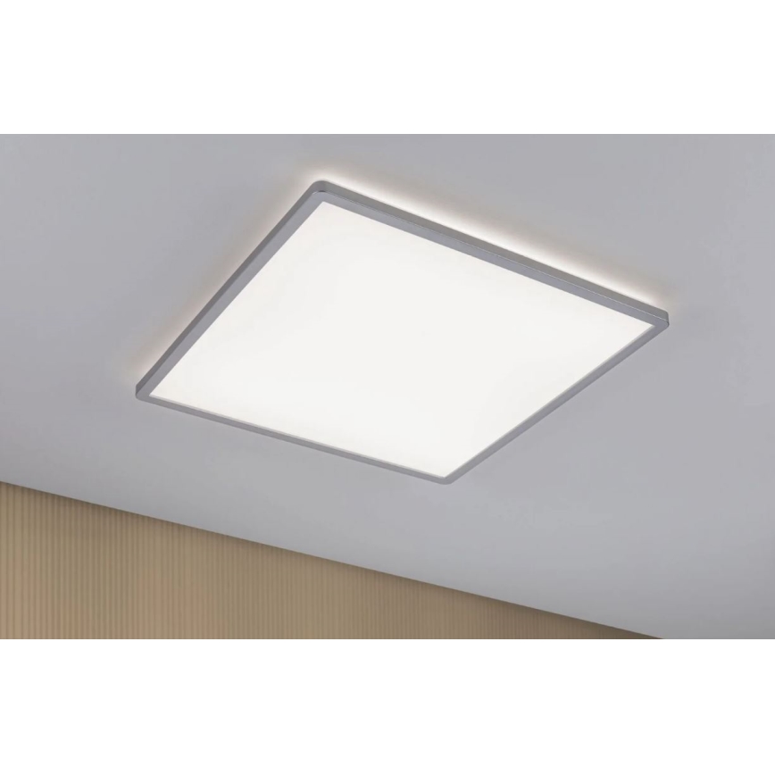 Paulmann 71009 - LED/22W Dimbart panel ATRIA 230V 4000K 42x42 cm matt krom